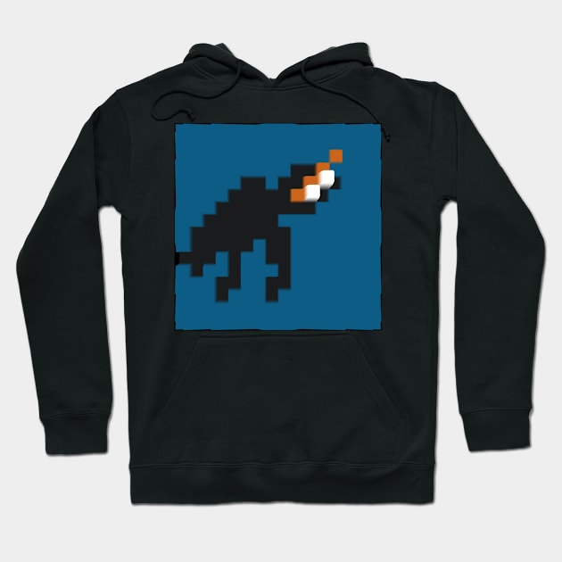 Black monster Hoodie by daengdesign66